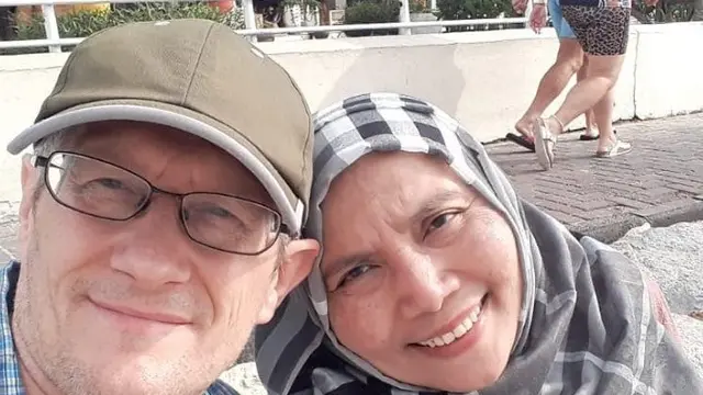 Potret Patrice Bouttier dan mendiang Siti Purwanti (Sumber: Instagram/sitipurwanti15)
