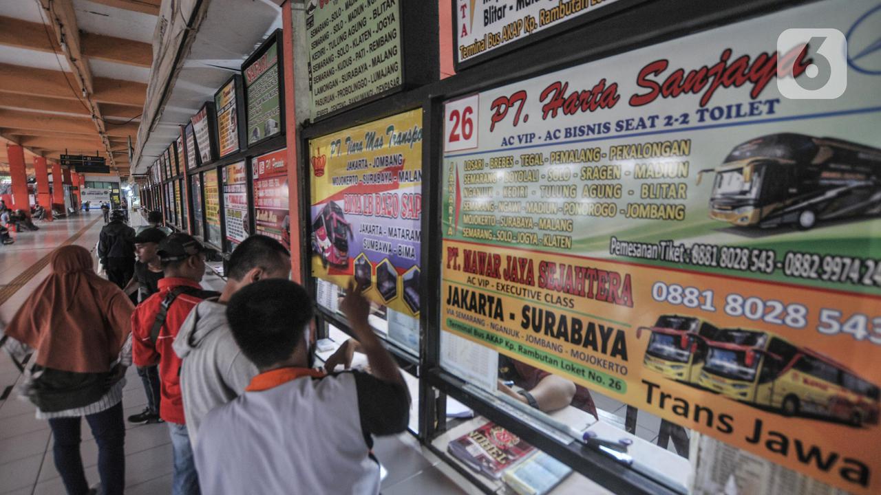 Harga Tiket Bus AKAP Naik saat Mudik Lebaran