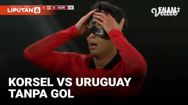 Uruguay dan Korea Selatan mengawali persaingan Grup H Piala Dunia 2022. Permainan kedua tim berakhir tanpa gol.