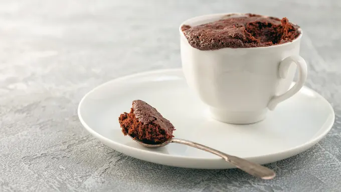 Chocolate Peanut Butter Mug Cake