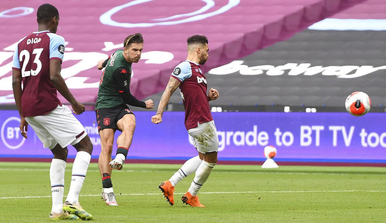 Foto Jack Grealish Sumbang Gol Penting Aston Villa Selamat Dari Degradasi Premier League Inggris Bola Com