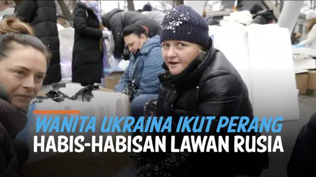 VIDEO: Lawan Tentara Rusia, Wanita Ukraina akan Melawan Habis-habisan