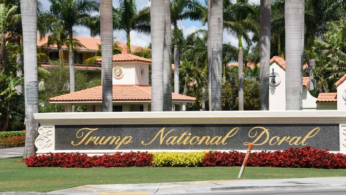 Trump National Doral, resor mewah milik Donald Trump di Miami, yang diajukan sebagai lokasi KTT G7 2020 (AFP/Michele Eve Sandberg)