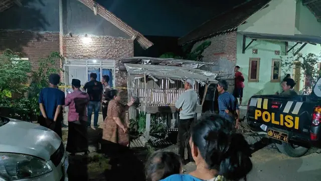 Warga Desa Kemukten geger usai pengakuan HS bunuh bapaknya.(Istimewa).