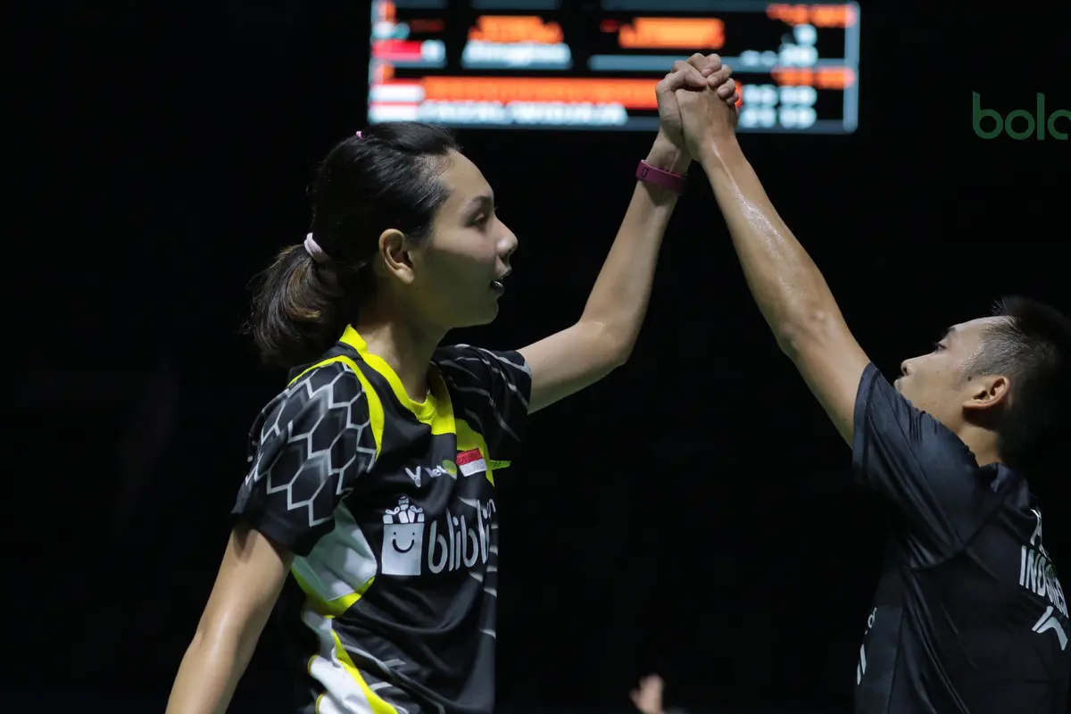 Indonesia Open 2018, Bola.com, Gloria/Hafiz Faizal, Ricky Karanda/Debby Susanto
