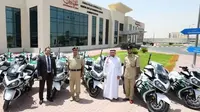 Polisi Dubai Patroli Pakai Moge Kawasaki 
