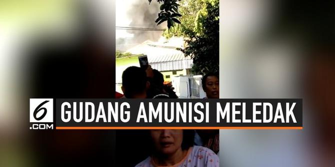 VIDEO: Anggota Brimob Semarang Jadi Korban Ledakan Gudang Amunisi
