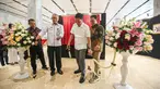 Wakil Ketua Komisi III DPR RI Habiburokhman saat membuka Pameran Foto Warna Warni Parlemen ke XIII/2023 di Gedung Nusantara II, Jakarta, Rabu (12/7/2023). (Liputan6.com/Faizal Fanani)