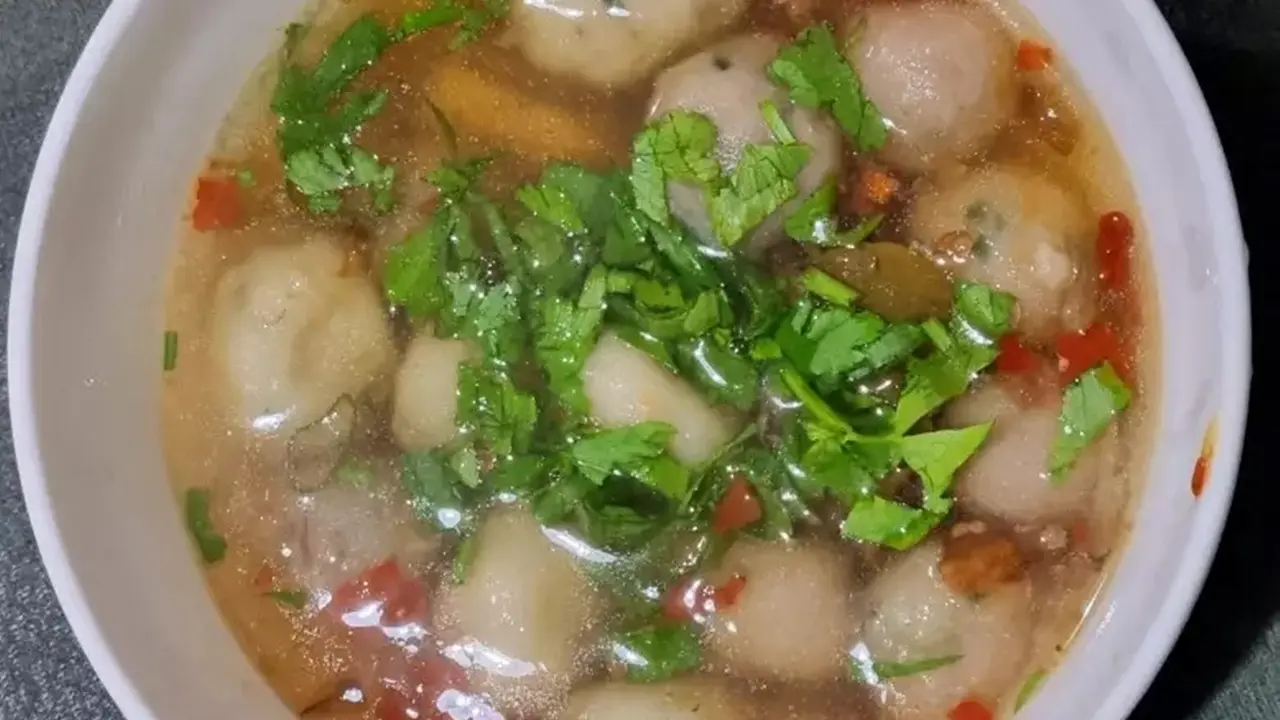 Resep cilok kuah super pedas. (dok. Cookpad @Mamim)