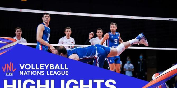 VIDEO: Highlights Volleyball Nations League, Tim Voli Putra Serbia Kalahkan Jerman 3-1