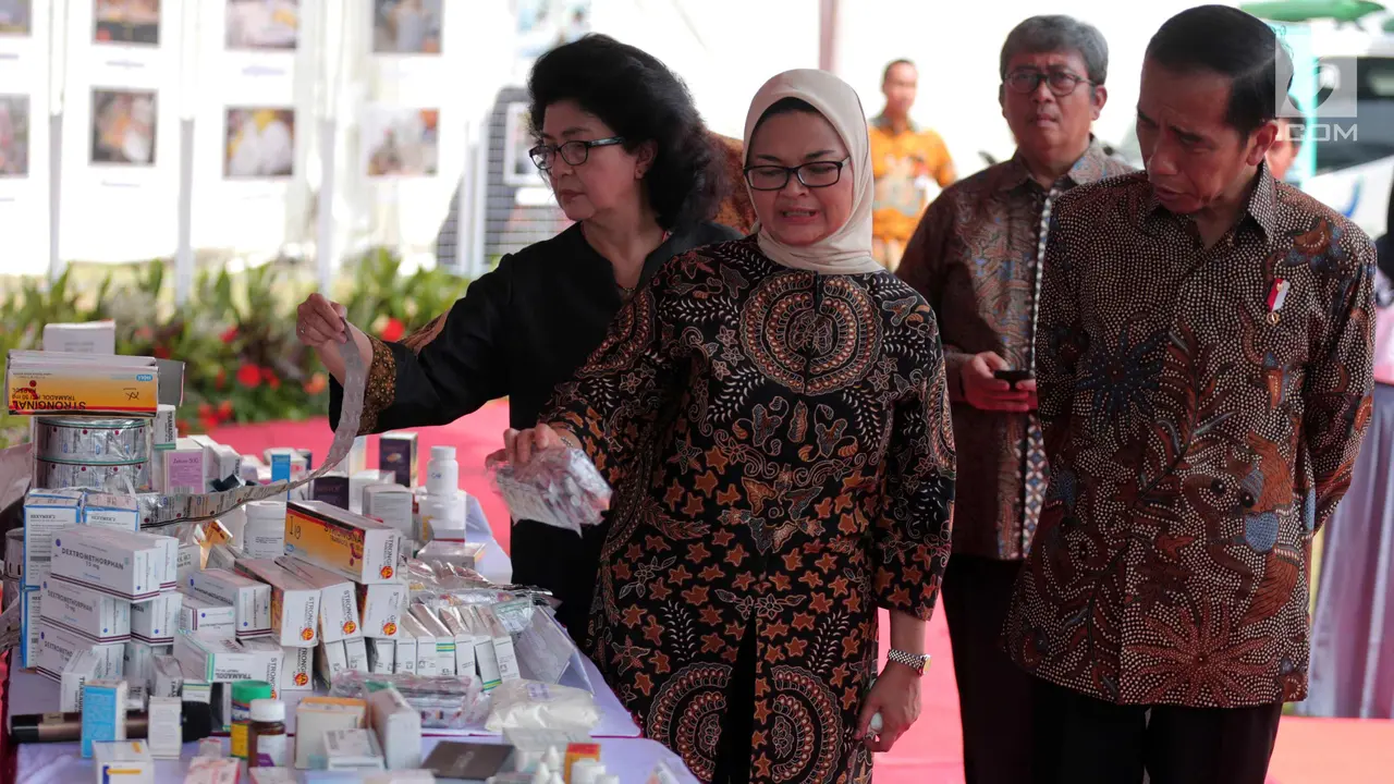 Presiden Jokowi Hadiri Aksi Nasional Pemberantasan Obat Ilegal di Cibubur