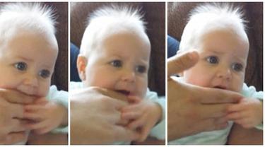 Video Lucu Gemesnya Bayi Perempuan Ini Mengoceh Dengan Berbagai Suara Yang Lucu Parenting Fimela Com