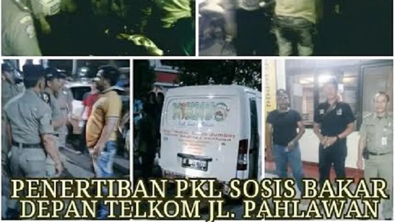 Polisi Penjual Sosis Semarang