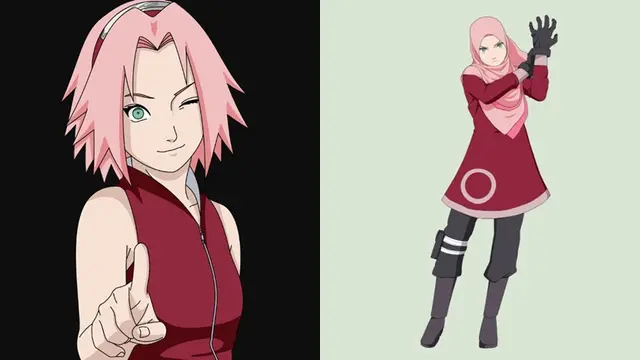 6 Editan Foto Pria Bareng Sakura di Anime Naruto ini Bikin Ketawa Geli