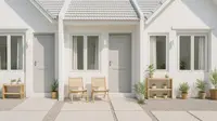 6 Model Rumah Petak Minimalis Modern di Pinggir Jalan, Inspirasi Hunian 2025