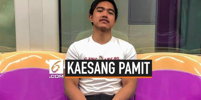 VIDEO: Kaesang Ikutan Pamit dari Media Sosial