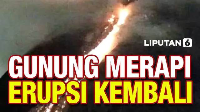 Gunung Merapi kembali muntahkan lava pijar dan awan panas. Hari Minggu (6/2), luncuran lava pijar dari merapi mencapai hingga 2 ribu meter.