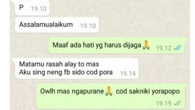 6 Chat Penjual COD dengan Pembeli Ini Penuh Drama, Bikin Geregetan