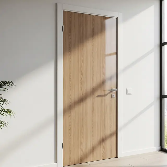 Model Pintu Rumah dari Triplek yang Awet dan Murah (AI)