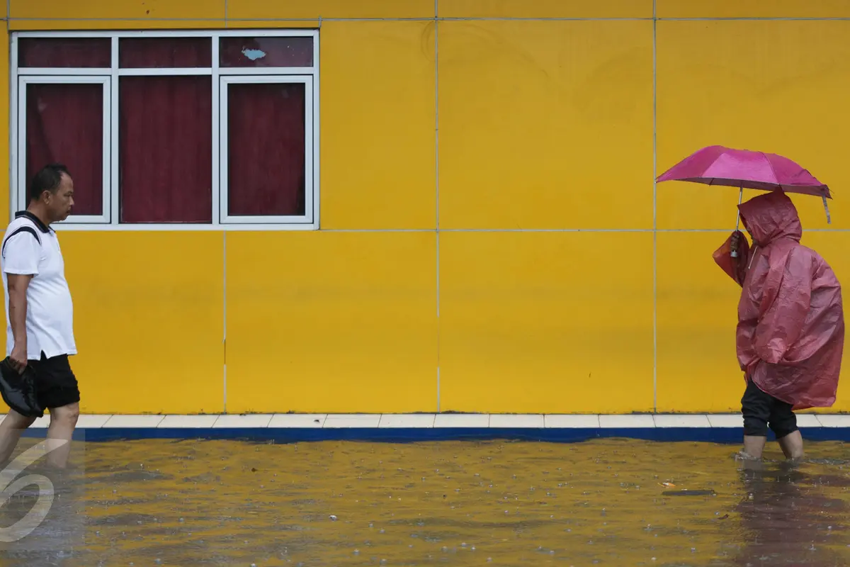 20170221-Banjir di Jalan Gunung Sahari-Jakarta Pusat