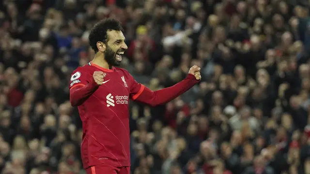 Foto: Berkah Ramadhan, Ini dia Aksi Salah dan Mane saat Bantai MU 4-0