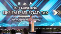 Kemendagri, Korlantas Polri dan PT Jasa Raharja meluncurkan program digitalisasi road tax melalui stiker berpengaman hologram