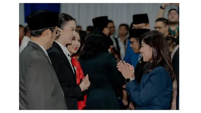 6 Potret Kedekatan Raline Shah dan Menteri Meutya Hafid, Siap Kerja Jadi Stafsus