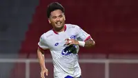 Winger Timnas Indonesia, Saddil Ramdani, ketika membela Sabah FC di Malaysia. (Bola.com/Dok.Facebook Sabah FC).