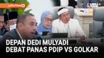 Debat panas terjadi antara Anggota DPRD Jabar Fraksi PDIP Doni Maradona Hutabarat dan Anggota DPRD Fraksi Golkar, Hilal Hilmawan. Doni, saat rapat paripurna, meminta interupsi untuk menyuarakan aspirasi daerah pemilihannya soal tambang.