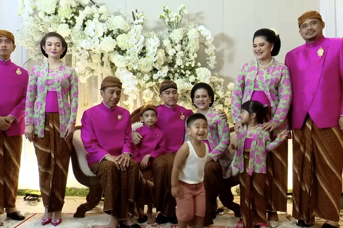 7 Potret Tingkah Kocak Nahyan di Momen Pernikahan Kaesang-Erina, Curi Perhatian