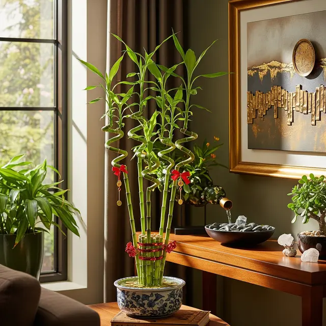Penempatan Bambu Air Feng Shui di Rumah (Gemini AI)