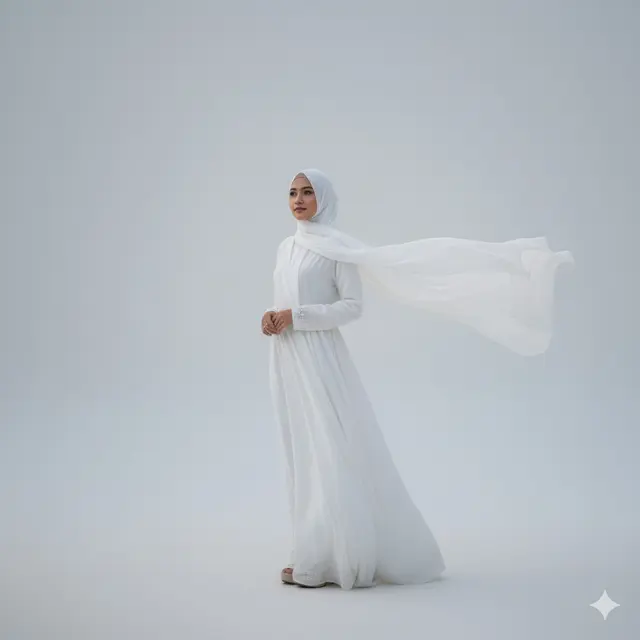Edit Foto Seolah Sedang Ibadah di Tanah Suci (Foto: Gemini AI)
