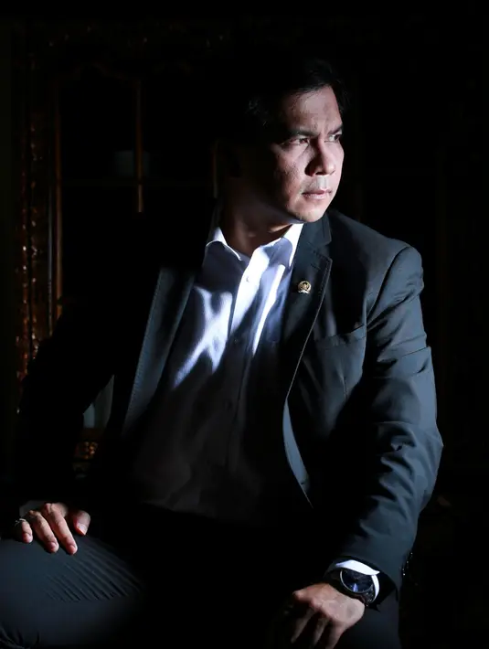 Krisna Mukti tak menyesali semua yang telah terjadi, baginya yang sudah terjadi biarlah terjadi.(Fathan Rangkuti/bintang.com)