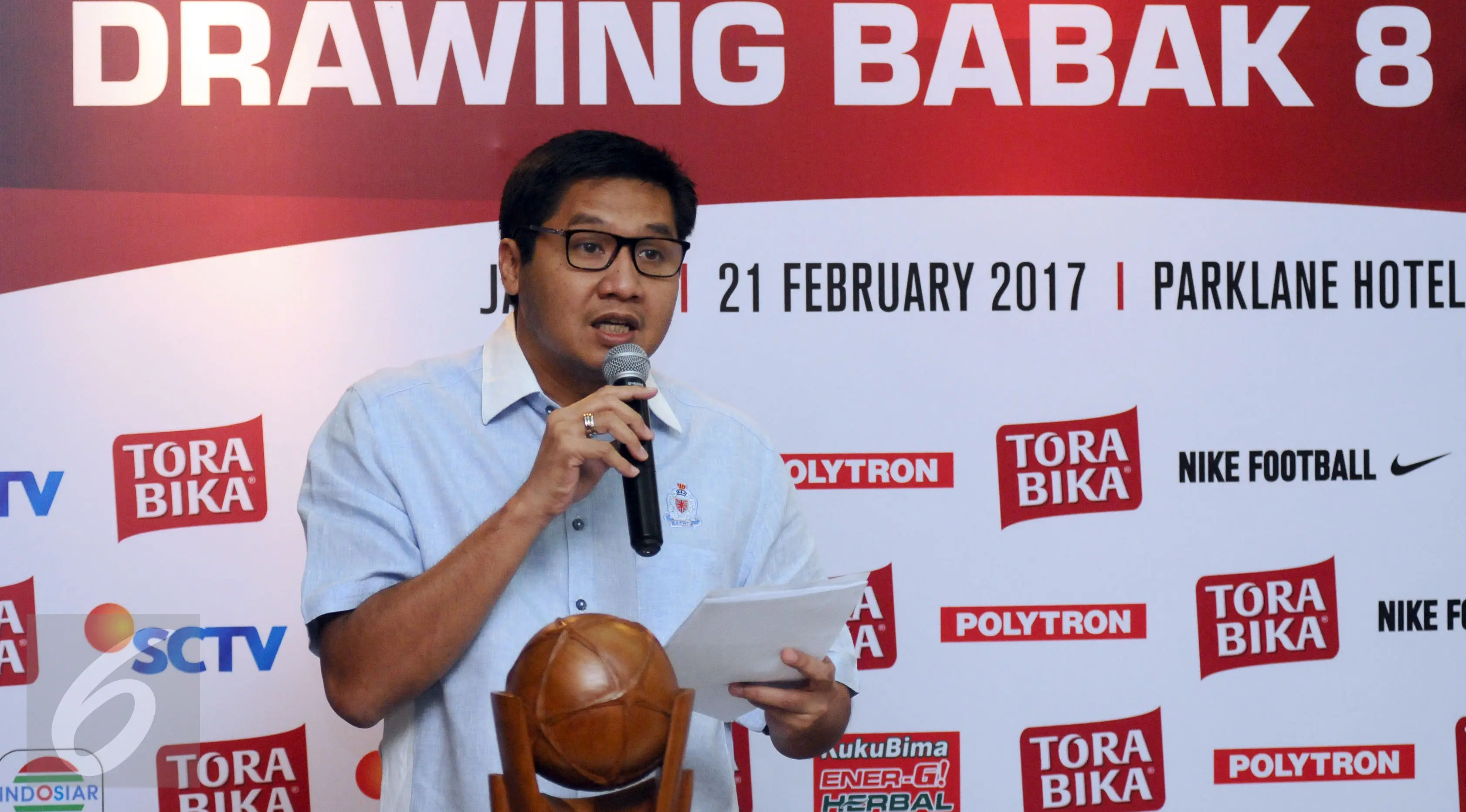 Maruarar Sirait kembali ditunjuk sebagai Steering Committee Piala Presiden 2018. (Liputan6.com/Helmi Fithriansyah)