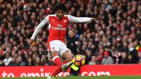 Gelandang Arsenal asal Mesir, Mohamed Elneny. (AFP/Ben Stansall)