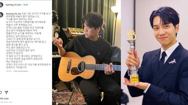 Unggahan Gitaris Lee Seung Gi yang Mengaku Juga Tak dibayar Hook Entertainment