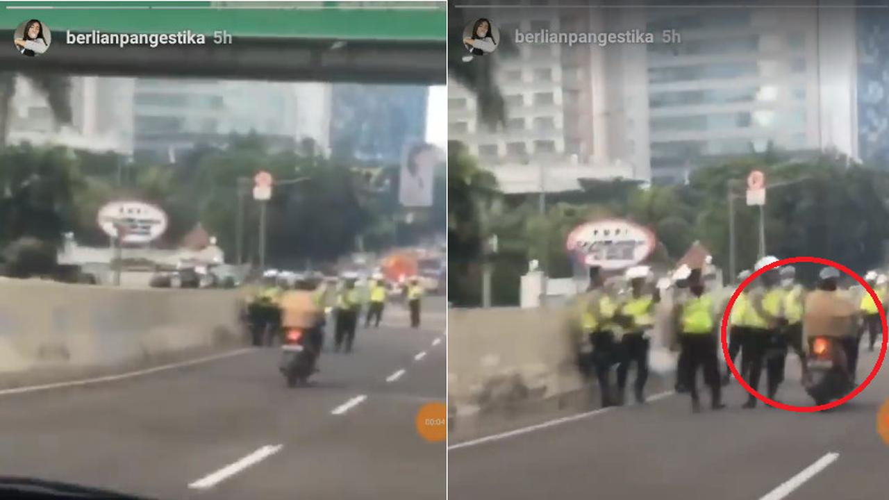 Dikira Bakal Kena Tilang, Pengemudi Motor Dianggap Nge-cheat