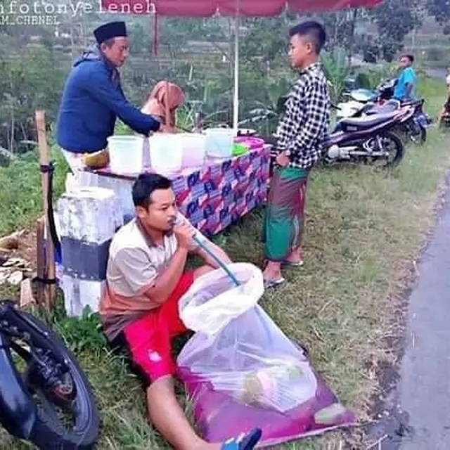 6 Potret Es Buah Nyeleneh Ini Malah Bikin Hilang Selera