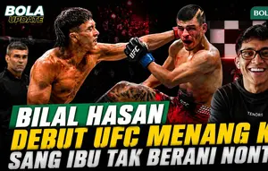Bilal Hasan Menang KO di Debut UFC, Sang Ibu Tak Berani Nonton Pertandingannya
