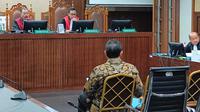 Mantan anggota Badan Pemeriksa Keuangan (BPK) RI, Achsanul Qosasih di PN Tipikor Jakarta Pusat, Selasa (28/5/2024). (Foto: Merdeka.com/Rahmat Baihaqi).