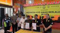 PT Astra Internasional Tbk menandatangani perjanjian kerjasama MoU Link and Match Program Magang dengan Universitas Balikpapan (Uniba), Kalimantan Timur pada hari ini, Minggu (18/9/2022). (Foto:Liputan6/Devira Prastiwi)
