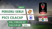 Piala Presiden 2017_Perseru Serui Vs PSCS Cilacap (Bola.com/Adreanus Titus)