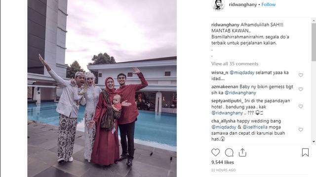 Miqdad Addausy dan Nadya Fricella