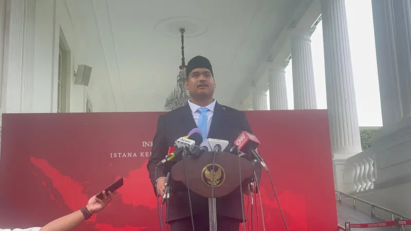 Menteri Pemuda dan Olahraga (Menpora) Dito Ariotedjo di Istana Negara, Jakarta, Senin (21/10/2024). (Liputan6.com/Winda Nelfira)