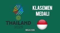 Klasemen medali SEA Games 2025. (Bola.com/Wiwig Prayugi)