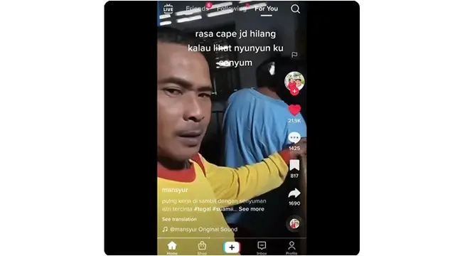 TikToker Ini Setia Rawat Istri yang Punya Gangguan Mental, Sikapnya Bikin Salut