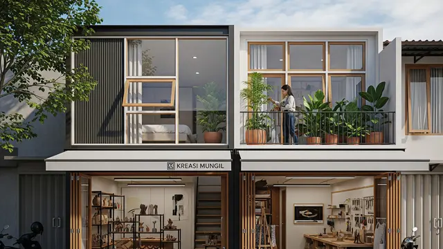 Konsep Co-Living dan Toko Modular