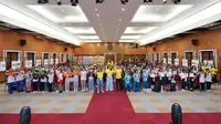 Jambore Nasional Bersama Ibu Pertiwi di Universitas Tarumanagara Jakarta. Acara dihadiri 112 peserta yang terdiri dari siswa, kepala sekolah, dan guru dari berbagai sekolah di Jabodetabek. (Istimewa)
