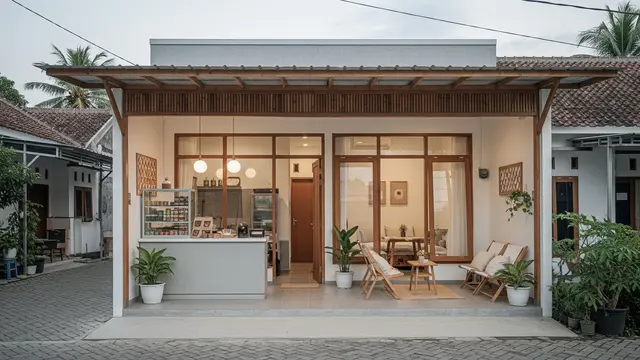 Desain Rumah Kecil tapi Nyaman untuk Usaha