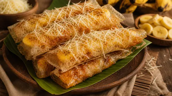 Resep Crispy Rice Paper Banana Cheese: Camilan Viral yang Mudah Dibuat di Rumah